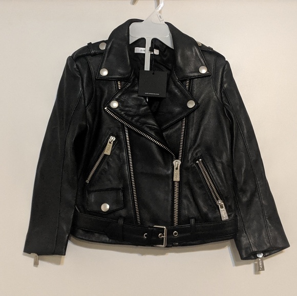 Anine Bing Kids Motley Moto Jacket - Picture 2 of 6